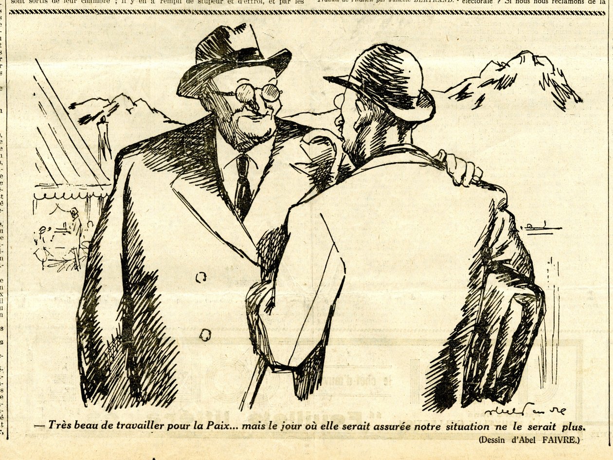 Cándido, Satírico en N & B de Jules Abel Faivre