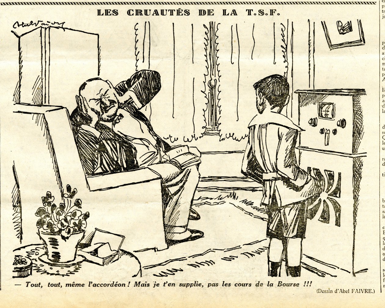 Cándido, Satírico en N & B de Jules Abel Faivre