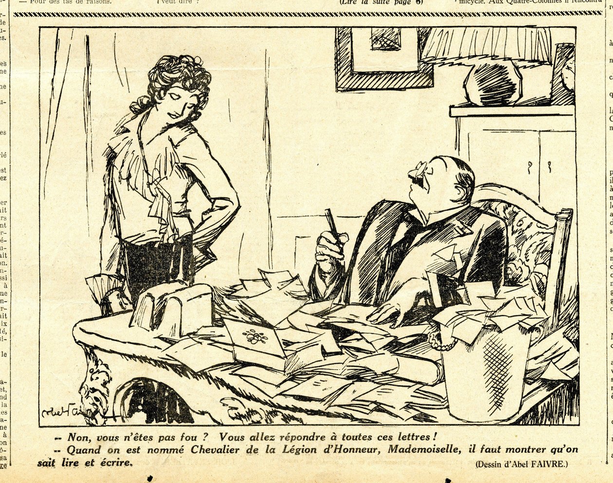 Cándido, Satírico en N & B de Jules Abel Faivre