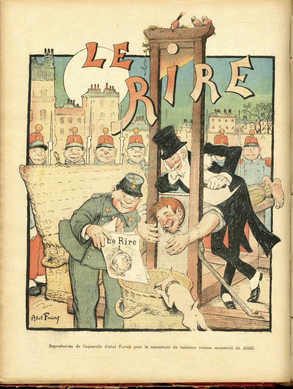 Ilustración de Abel Faivre (1867-1945) para la Portada de Le Rire de Jules Abel Faivre