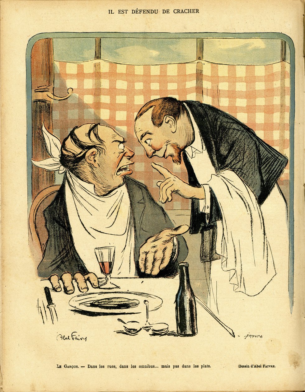 Ilustración de Abel Faivre en Le Rire, no. 297 de Jules Abel Faivre