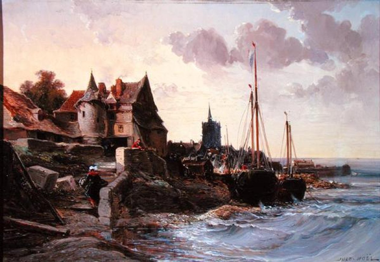 Recuerdo de Douarnenez de Jules Achille Noel