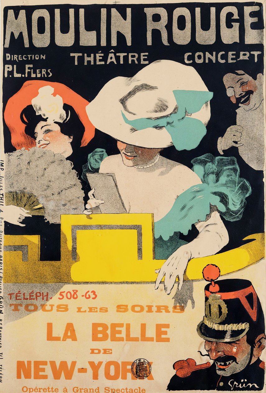 Moulin Rouge. La Belle de Nueva York de Jules Alexandre Grün