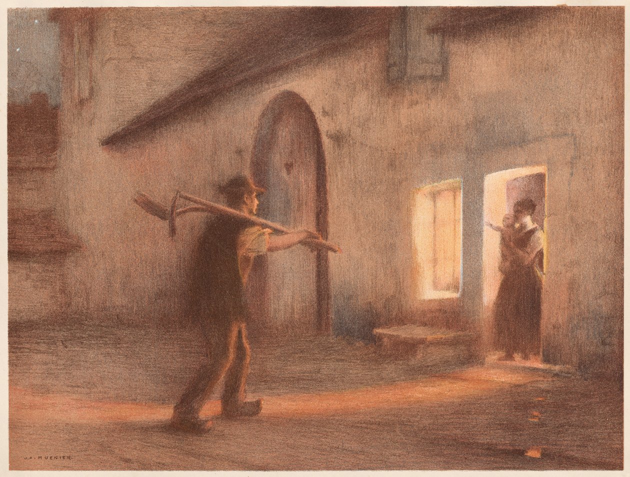 Le Retour des Champs, 1898-1899 de Jules Alexis Muenier