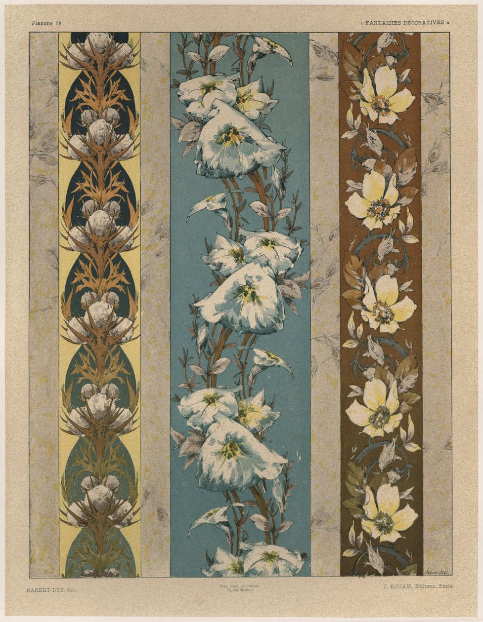 Flores, lámina 18, ilustración de 