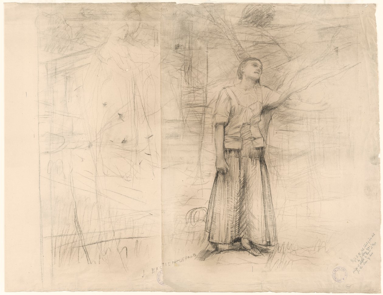 Estudiar para de Jules Bastien-Lepage