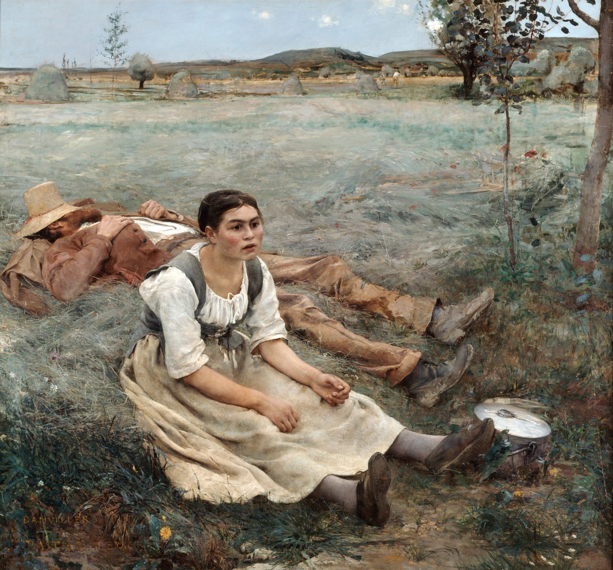 Los segadores, 1880 de Jules Bastien Lepage