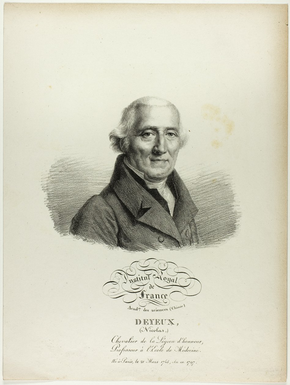 Retrato de Nicolas Deyeux de Jules Boilly