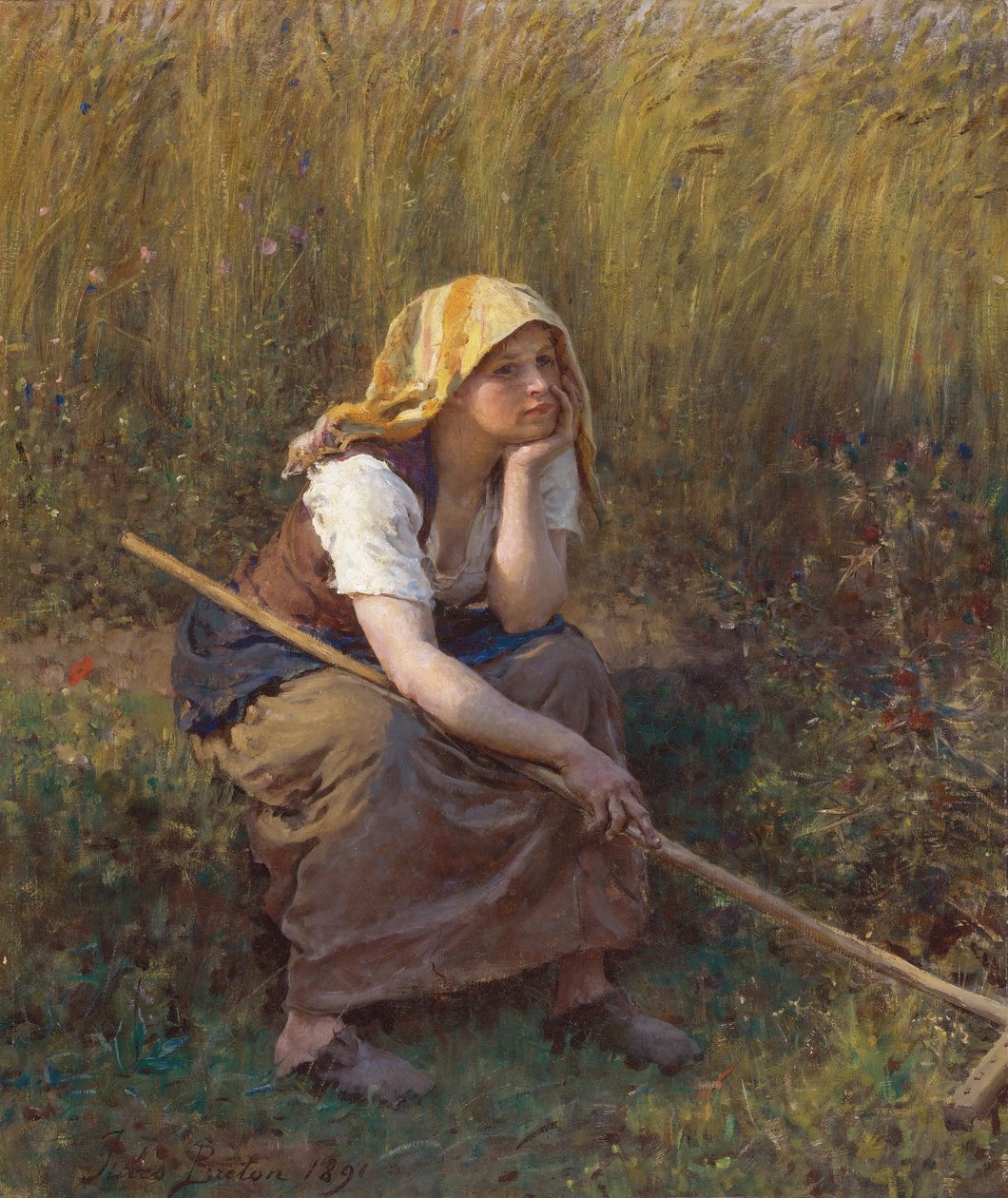 Verano bretón Jules de Jules Breton