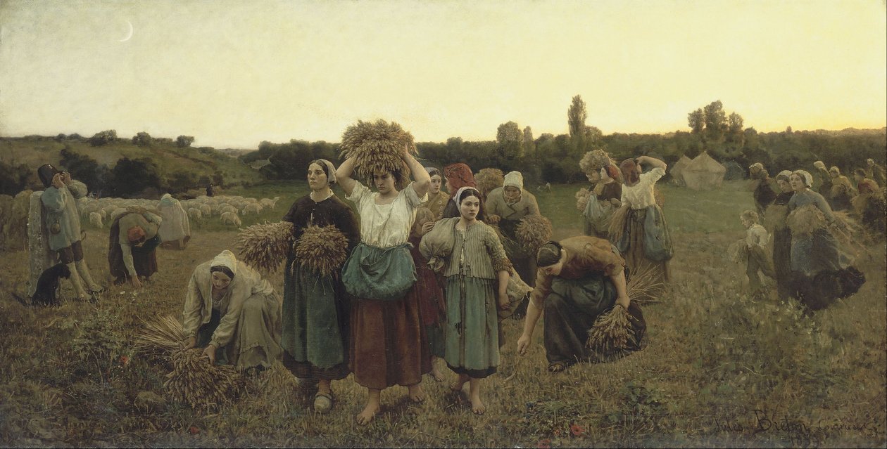 El recuerdo de los espigadores de Jules Breton
