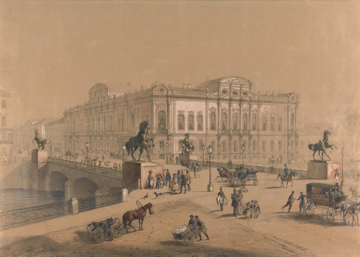 El Palacio Beloselsky-Belozersky en San Petersburgo de Jules Charlemagne
