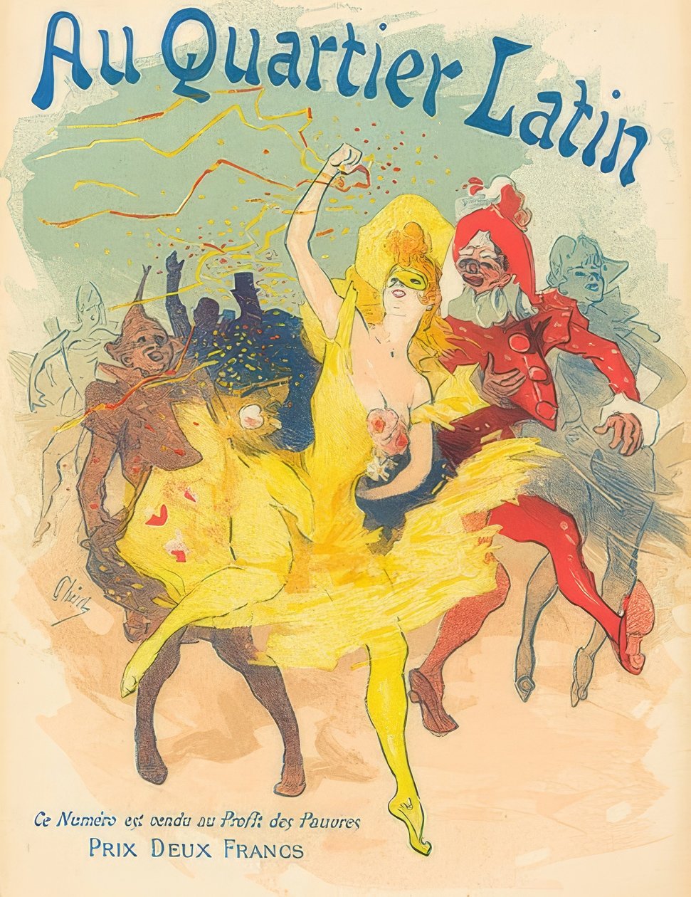 En el Barrio Latino, 1894 de Jules Cheret