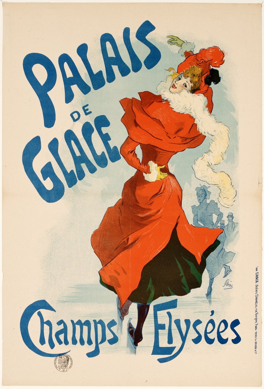 Palais de Glace Champs Elysées, Rückansicht de Jules Cheret