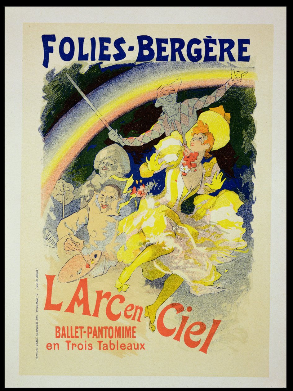 Reproducción de un cartel publicitario de 