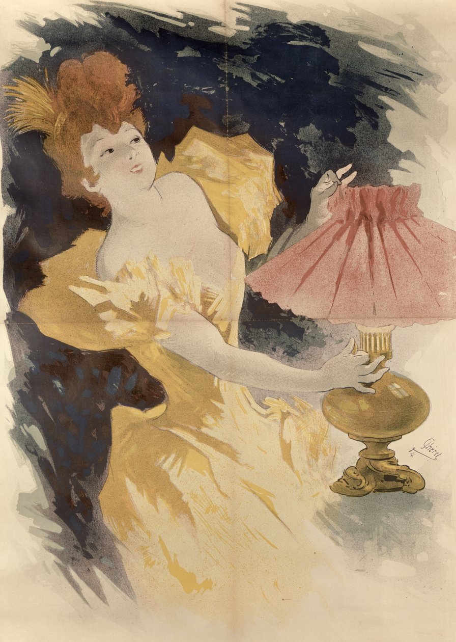 Saxoleine (Anuncio de aceite para lámparas), Francia 1890