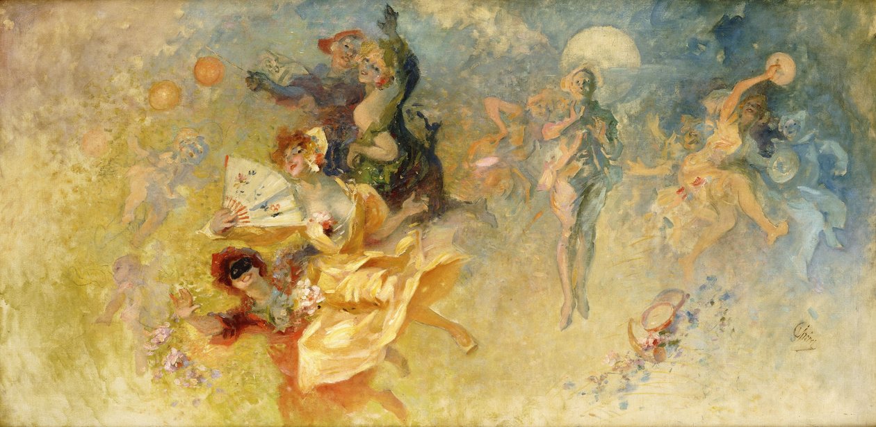El baile de máscaras de Jules Cheret