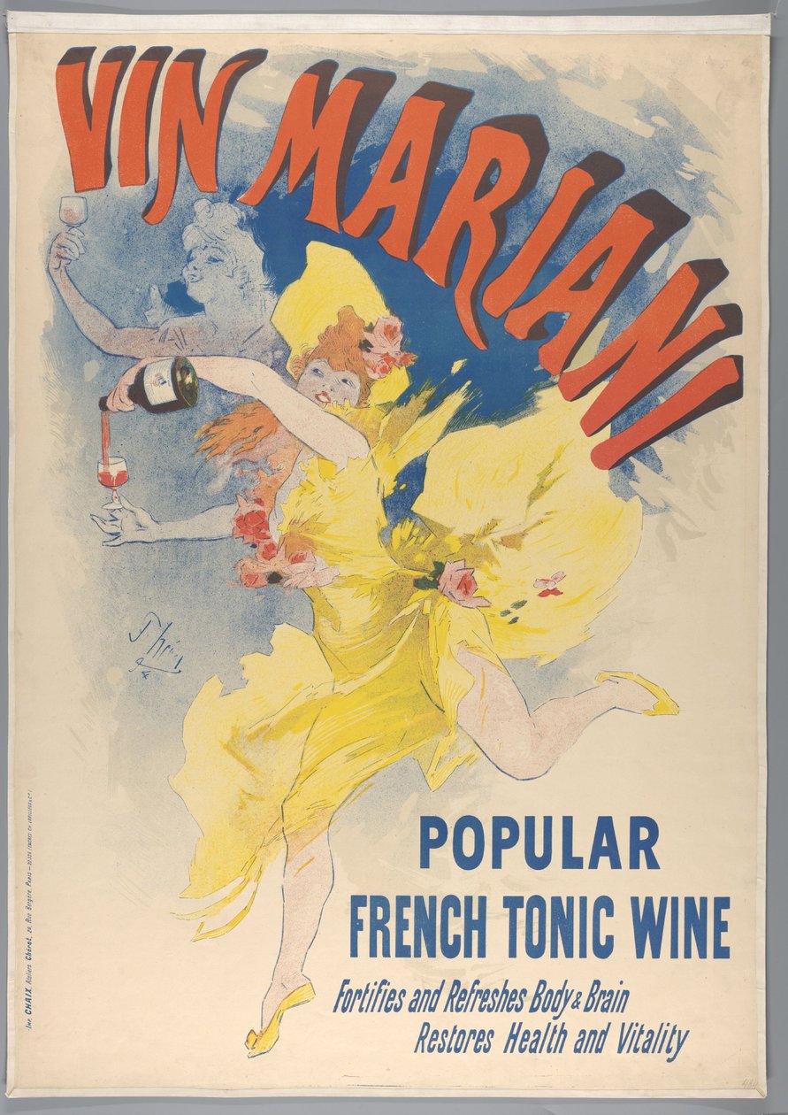 Vin Mariani, 1894 de Jules Cheret