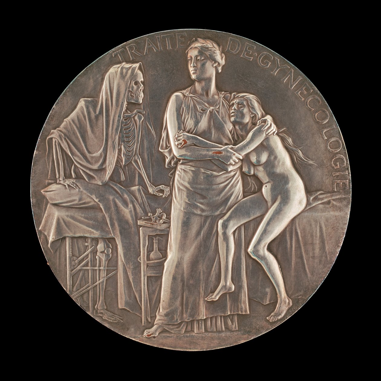 Alegoría de la lucha contra la muerte [reverso], 1906 de Jules Clement Chaplain