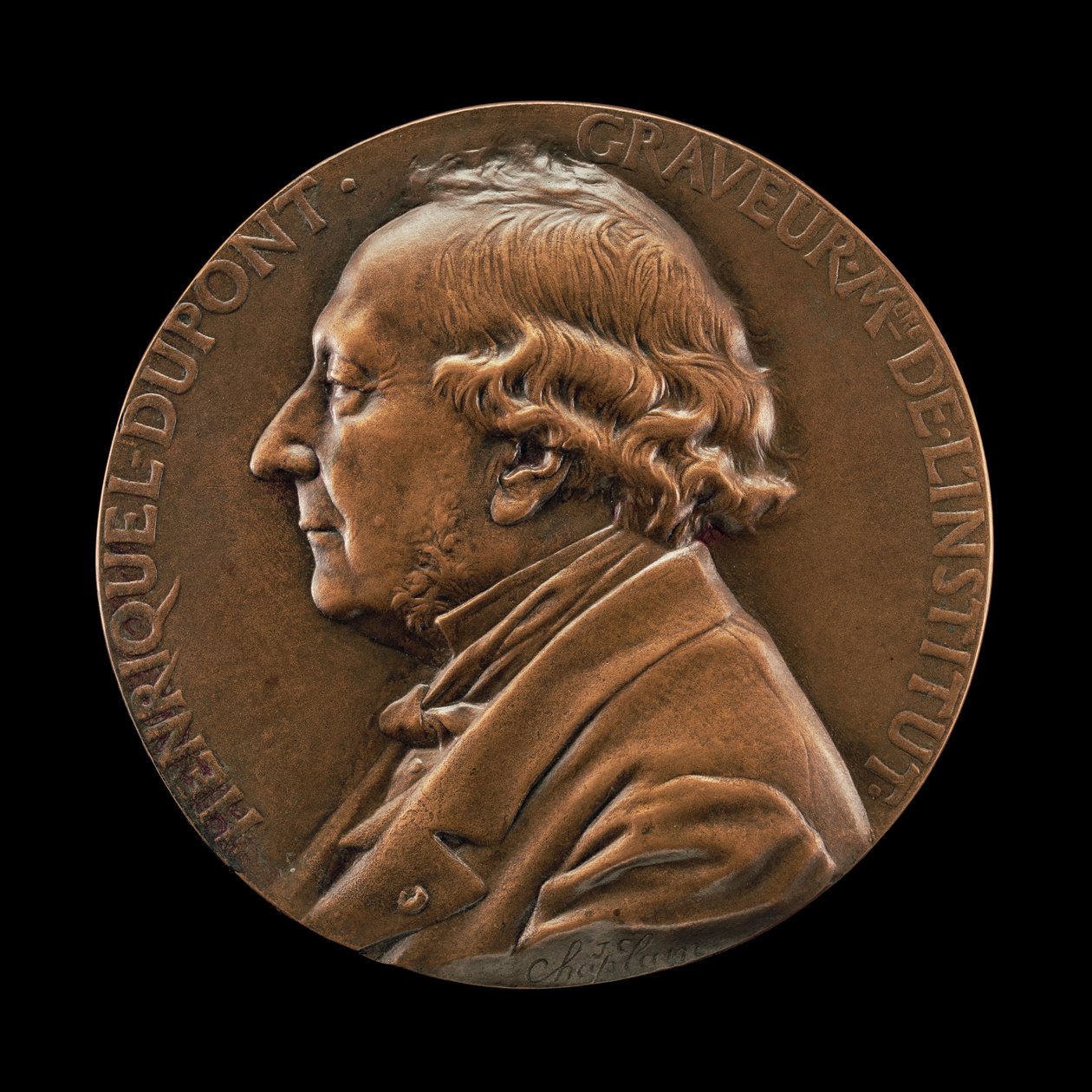 Henriquel Dupont, 1797-1892, Dibujante y Grabador, c. 1870-1892 de Jules Clement Chaplain