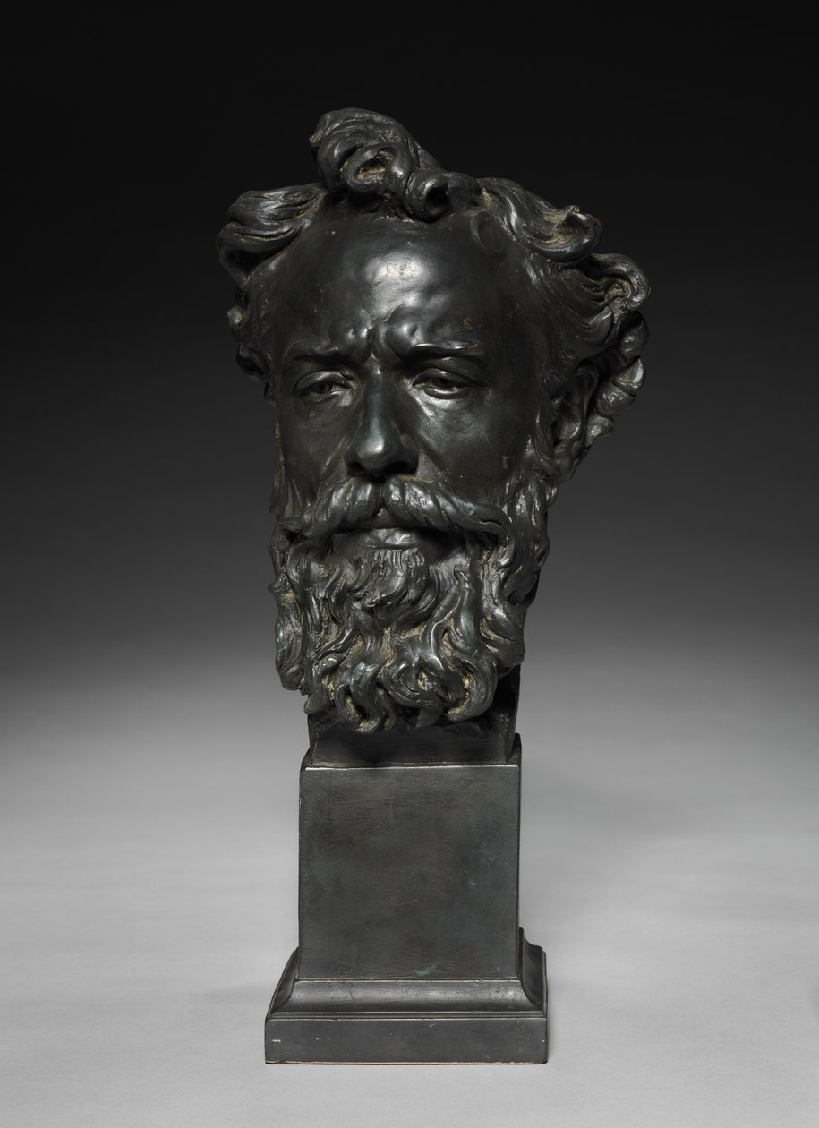 Cabeza de Alphonse Legros, c. 1876 de Jules Dalou