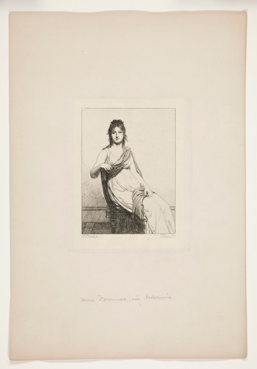 Mme Verninac, de soltera Delacroix de Jules David