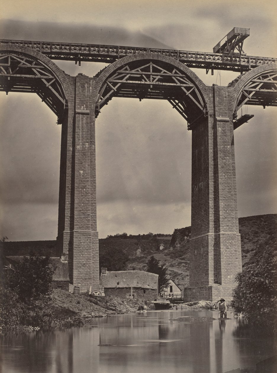 Pont-de-Buis, en el Doufine, Francia, c. 1865 de Jules Duclos