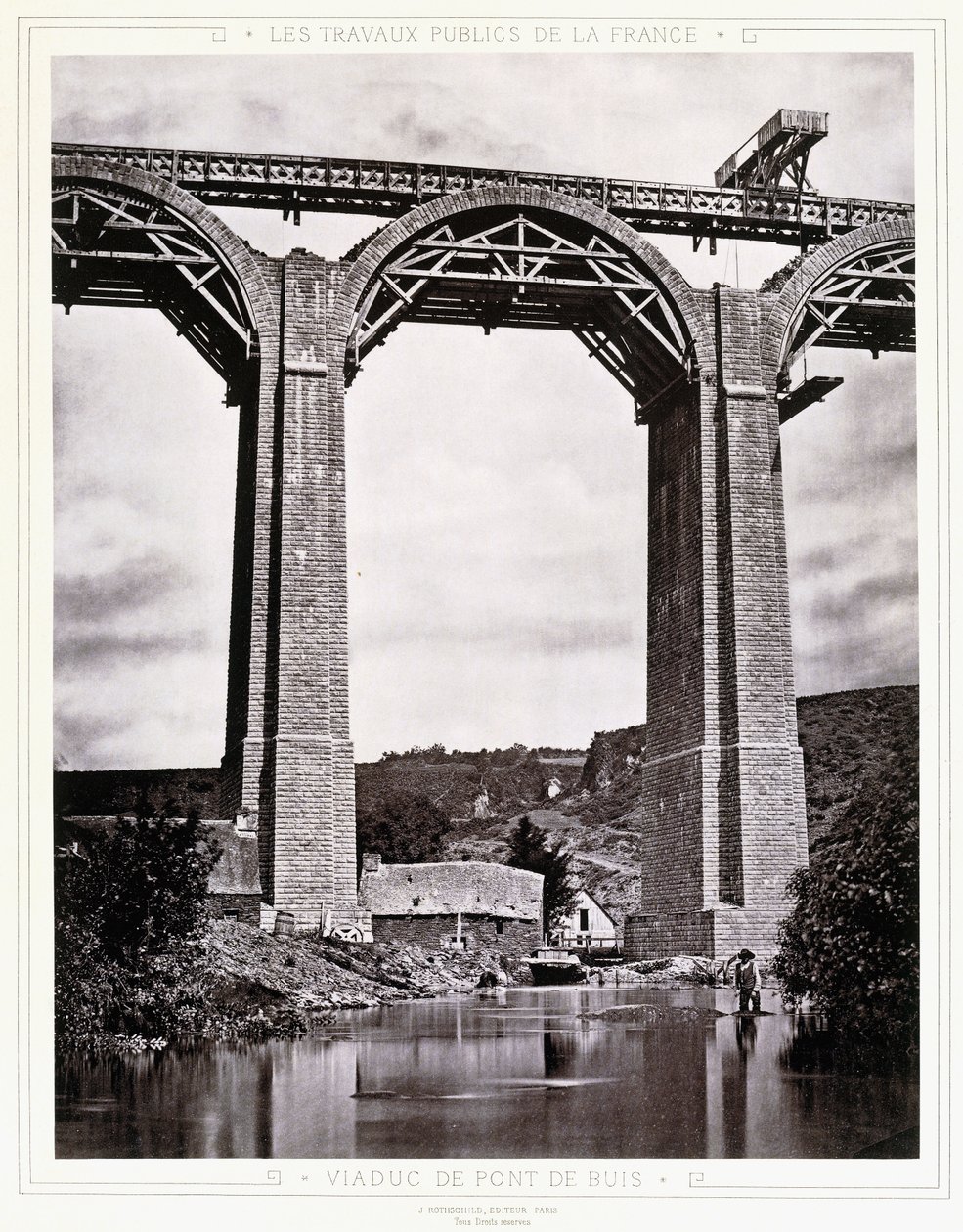 Viaducto de Pont de Buis, c.1876-1883 de Jules Duclos