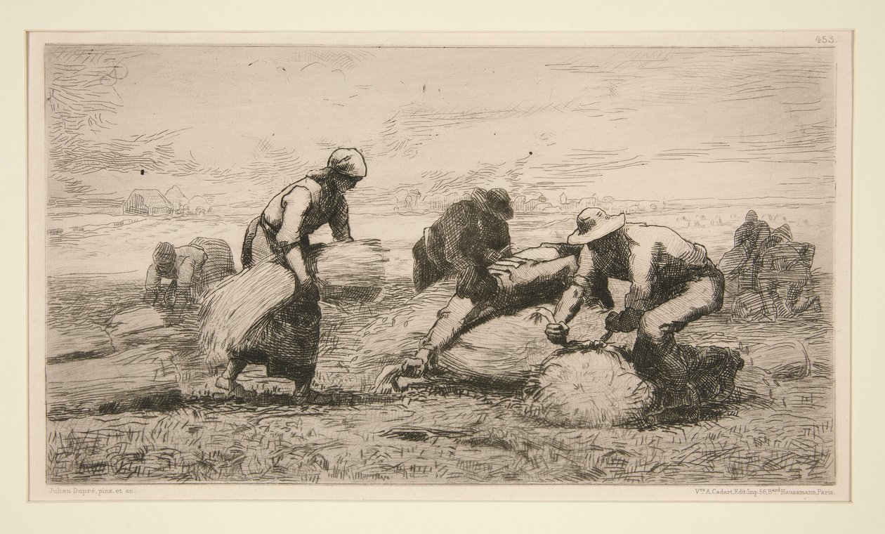 Los aglutinantes de gavilla de Jules Dupré