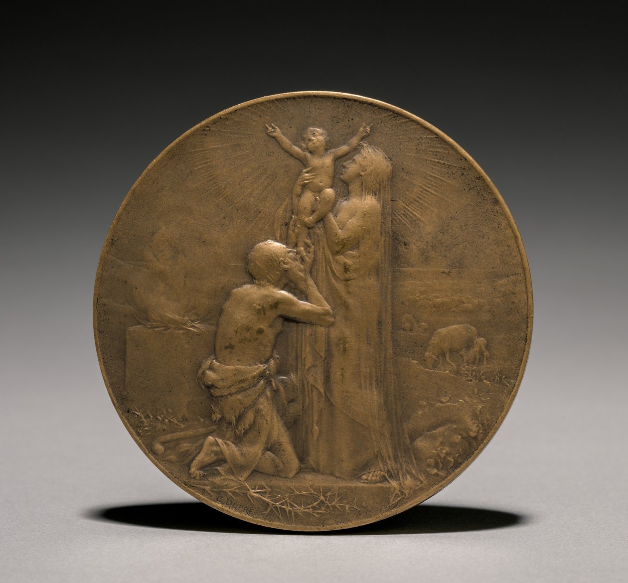 Medalla, 1800s de Jules Dupré