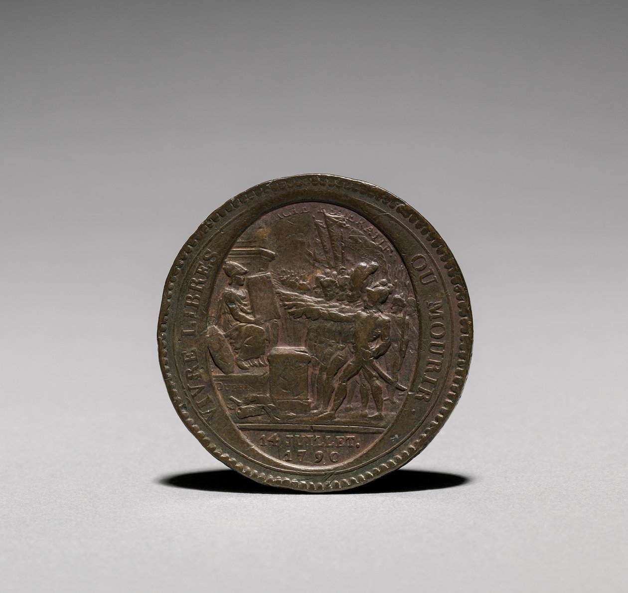 Medalla: Cinco Soles emitidos por los Hermanos Monneron, París, 1792 de Jules Dupré