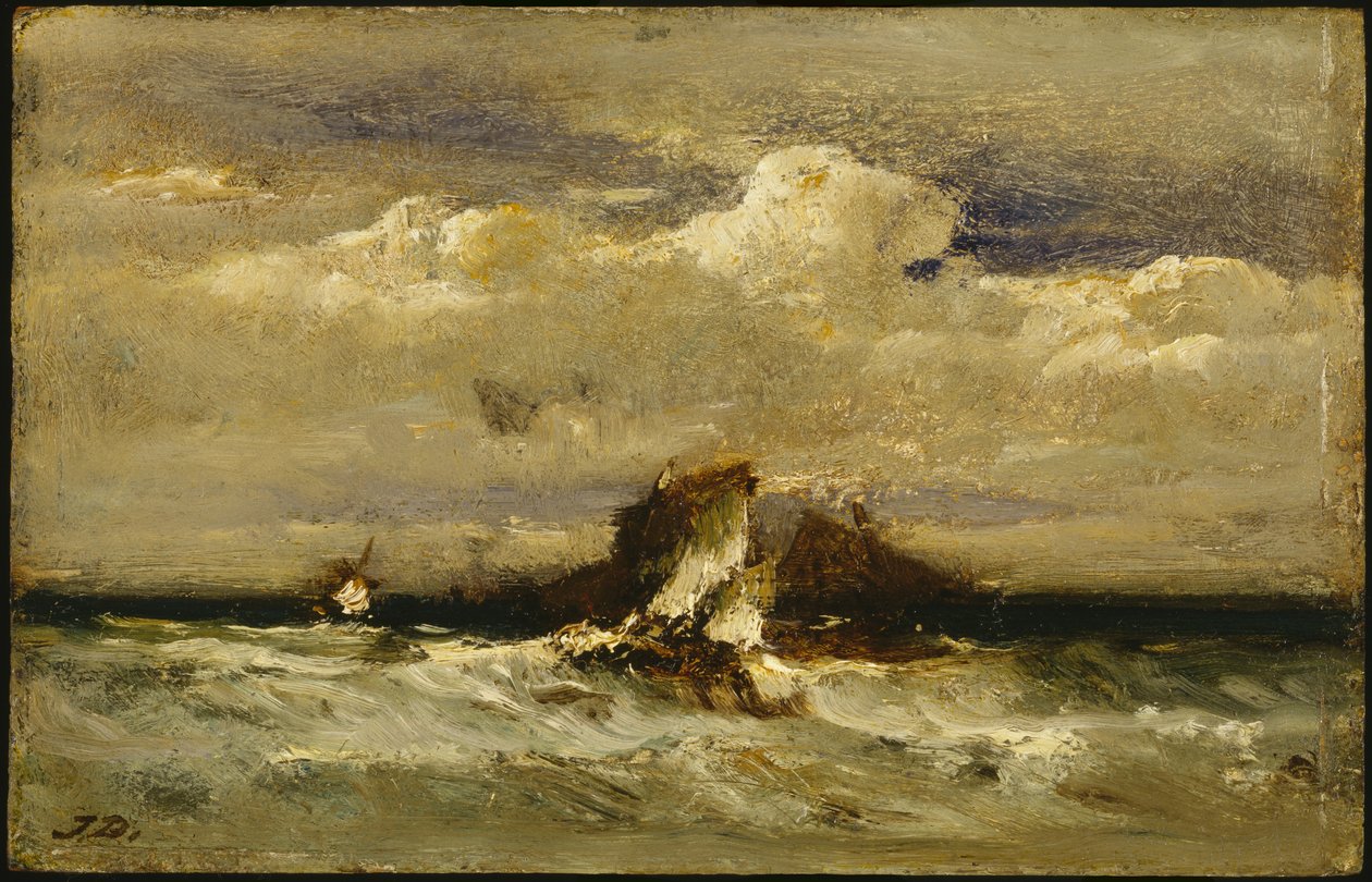 Paisaje marino, c.1868-81 de Jules Dupré
