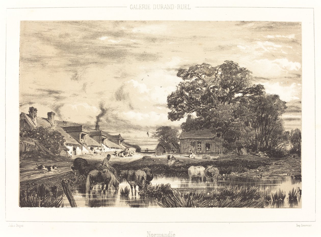 Vista en Normandía de Jules Dupré