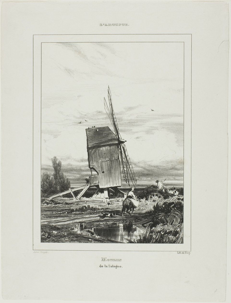Molino de Sologne de Jules Dupré