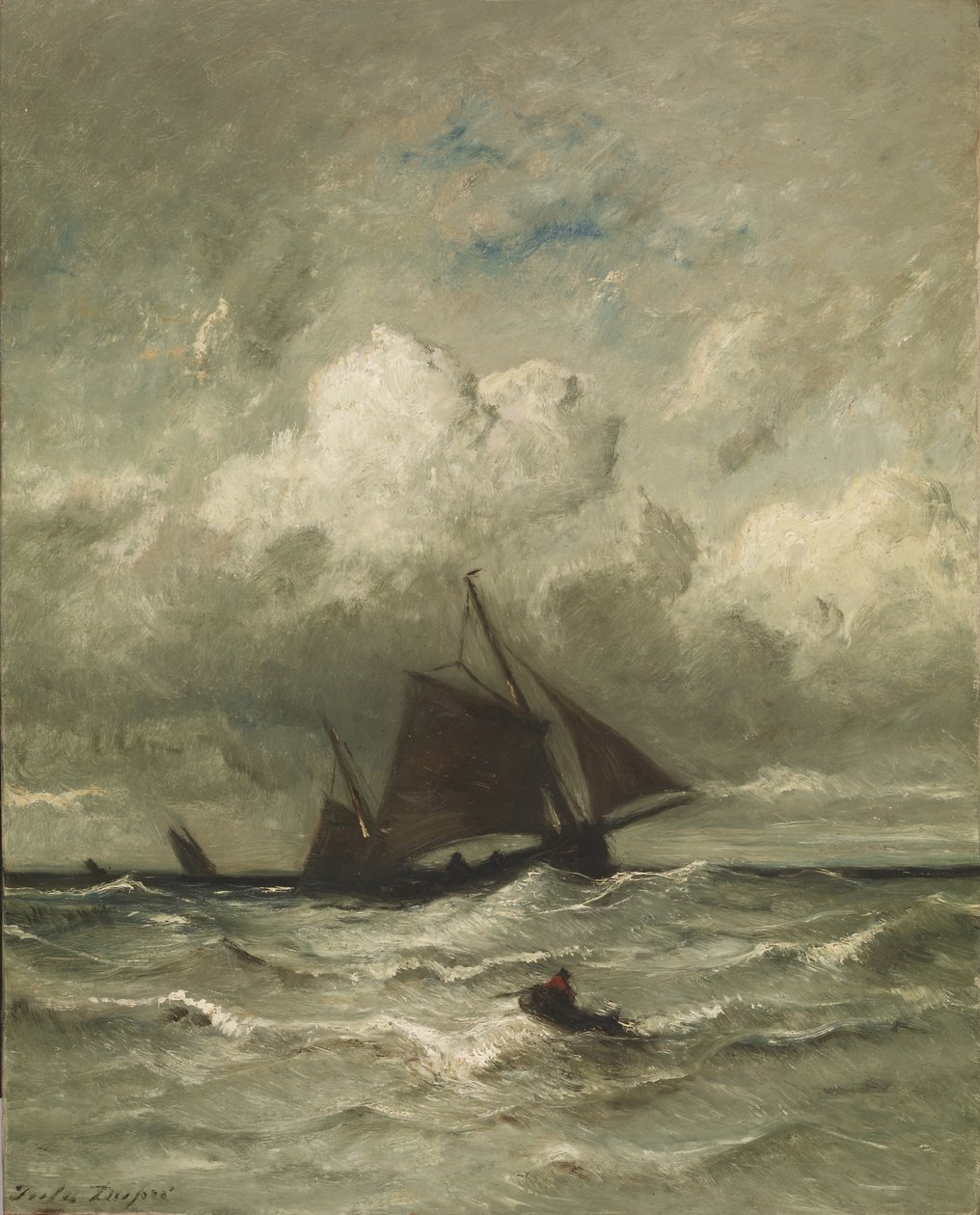 En el mar de Jules Dupré