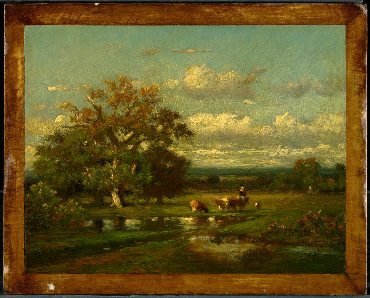 Paisaje con ganado de Jules Dupré