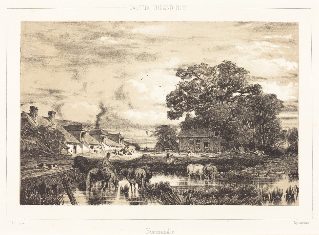 Vista en Normandía de Jules Dupré