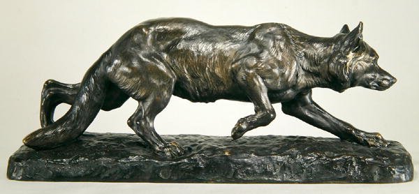 Lobo agazapado de Jules Edmond Masson