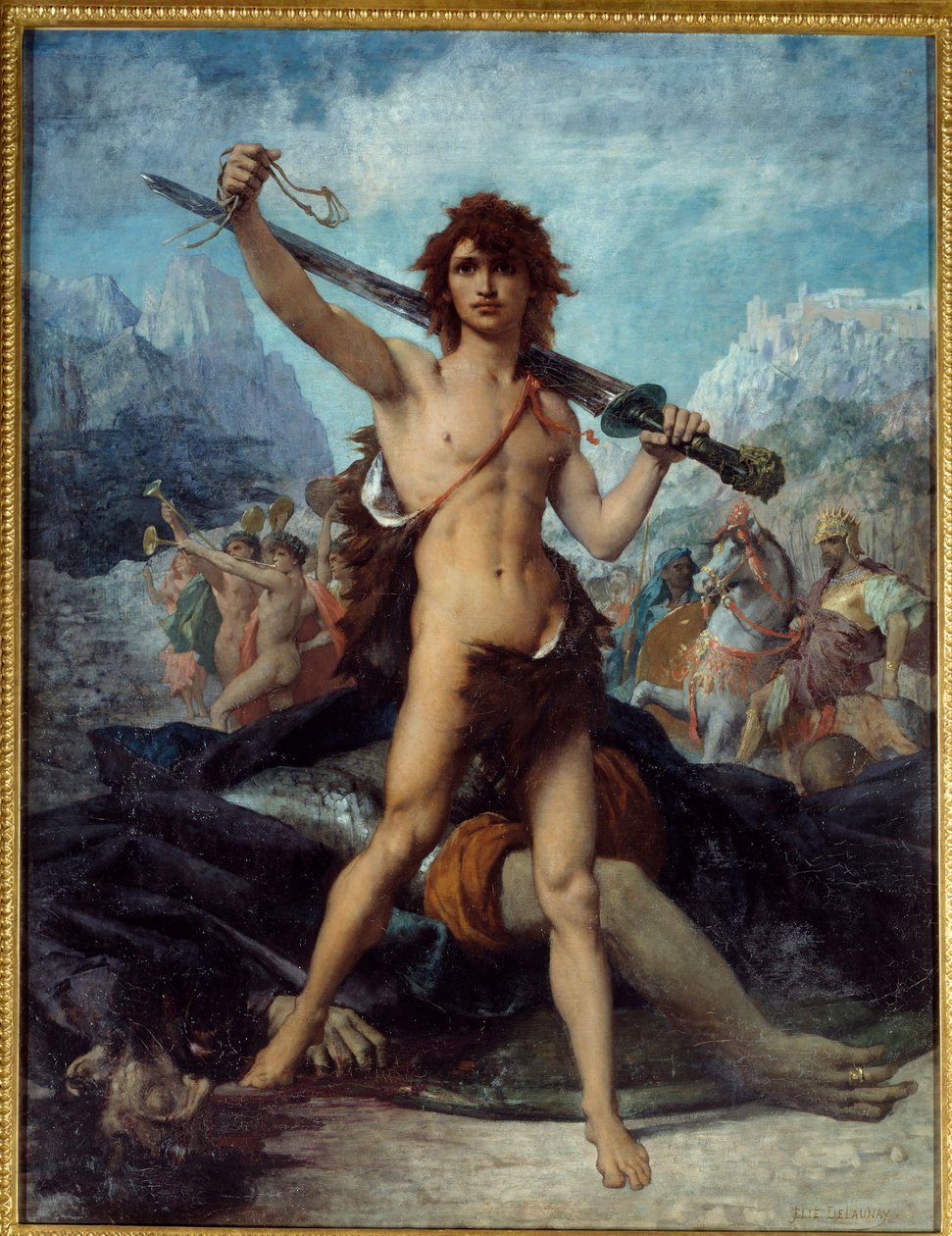David triunfante de Jules Elie Delaunay