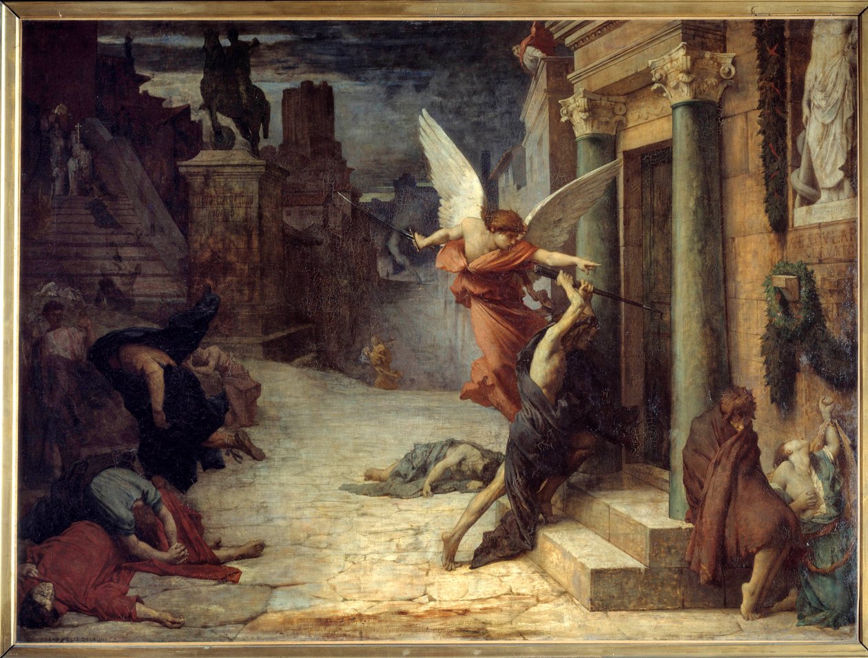 La peste en Roma de Jules Elie Delaunay