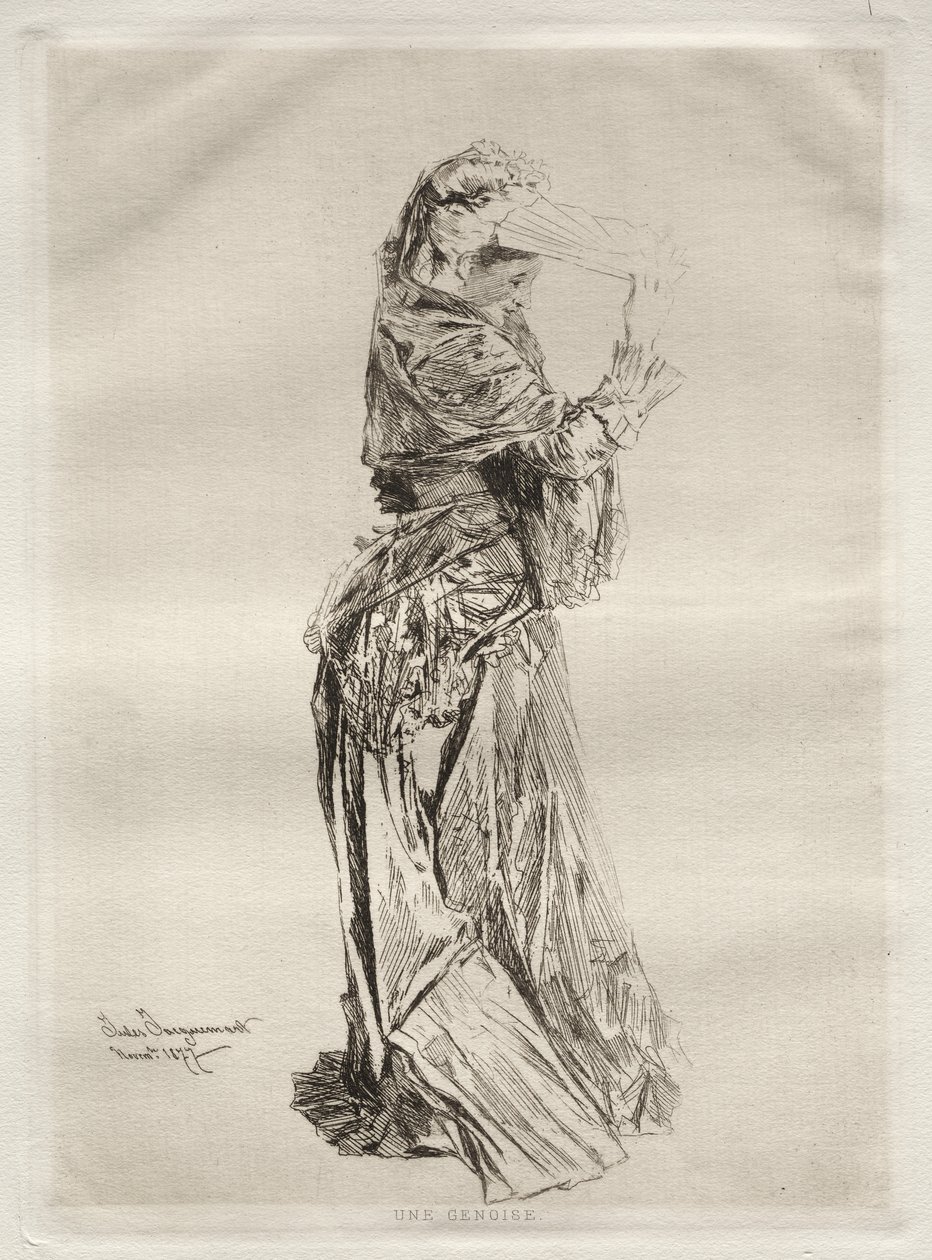 Una genovesa, 1877 de Jules Ferdinand Jacquemart