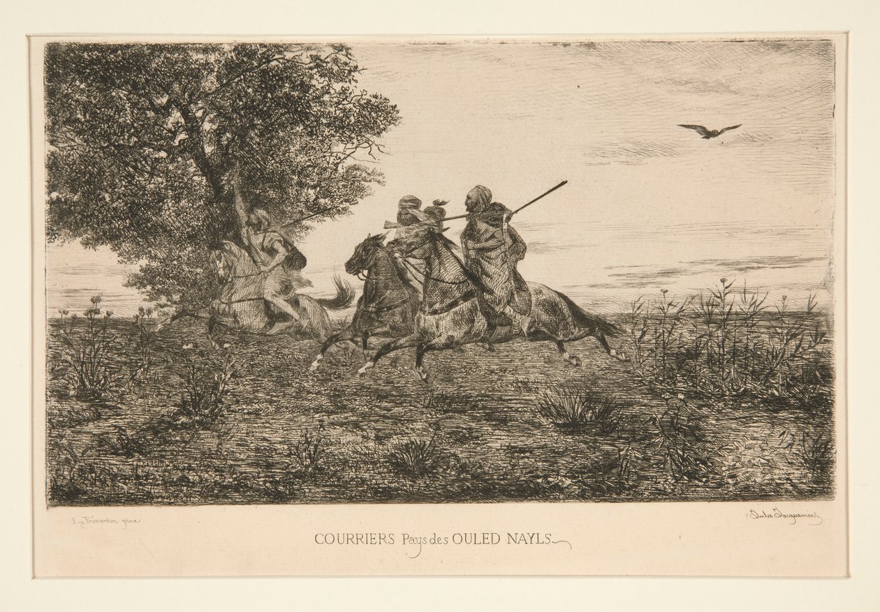 Mensajeros Ouled Nayles País de Jules Ferdinand Jacquemart