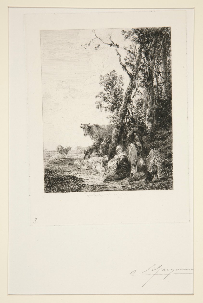 Descansar de Jules Ferdinand Jacquemart