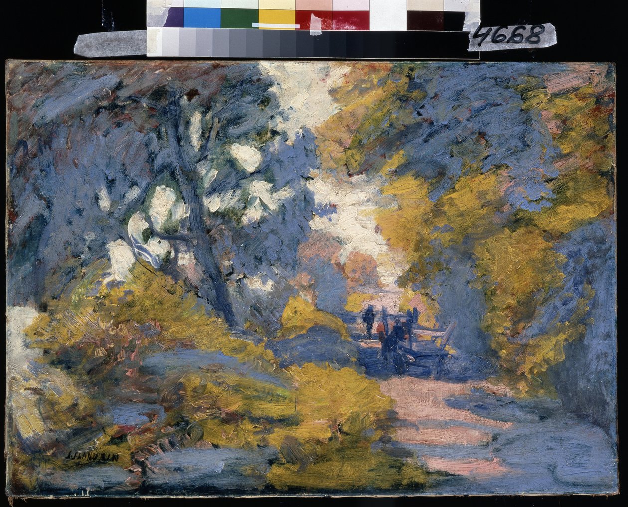 Ruta de la soledad. Pintura de Jules-Leon Flandrin (Jules Leon Flandrin de Jules Flandrin