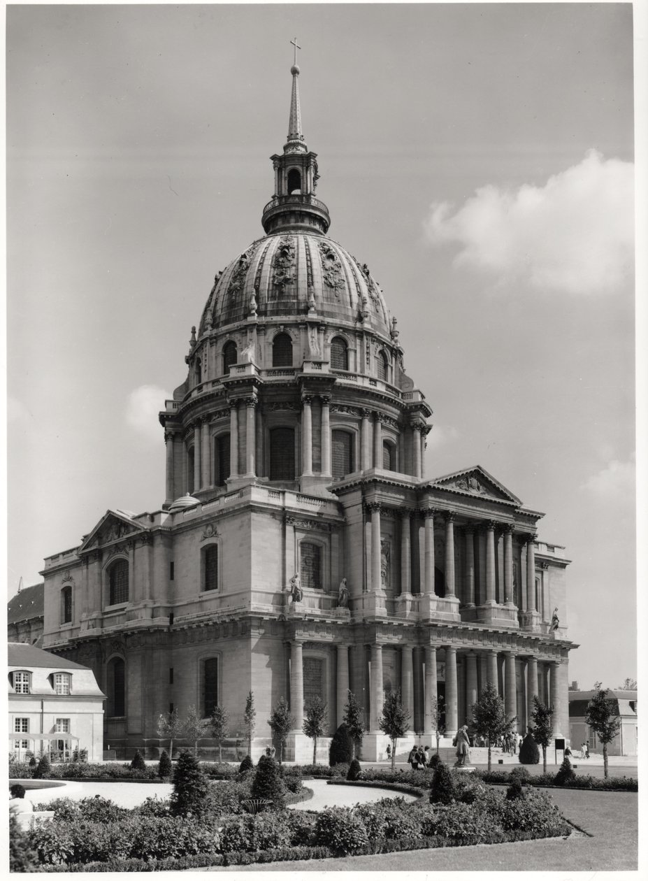 Fachada de la Iglesia de San Luis, Domo de los Inválidos, 1679-1706 de Jules Hardouin Mansart