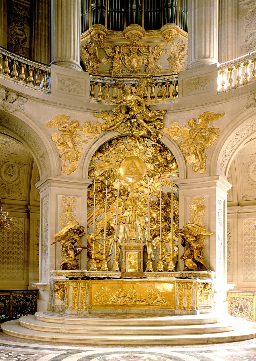 El Altar en la Capilla Real de Jules Hardouin Mansart