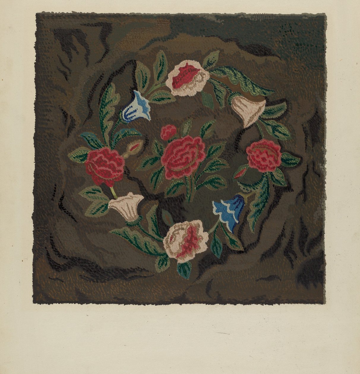 Alfombra enganchada, c. 1936 de Jules Lefevere