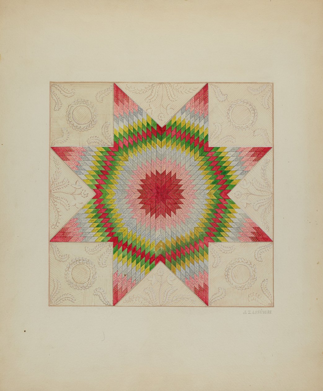 Colcha de retazos, c. 1936 de Jules Lefevere