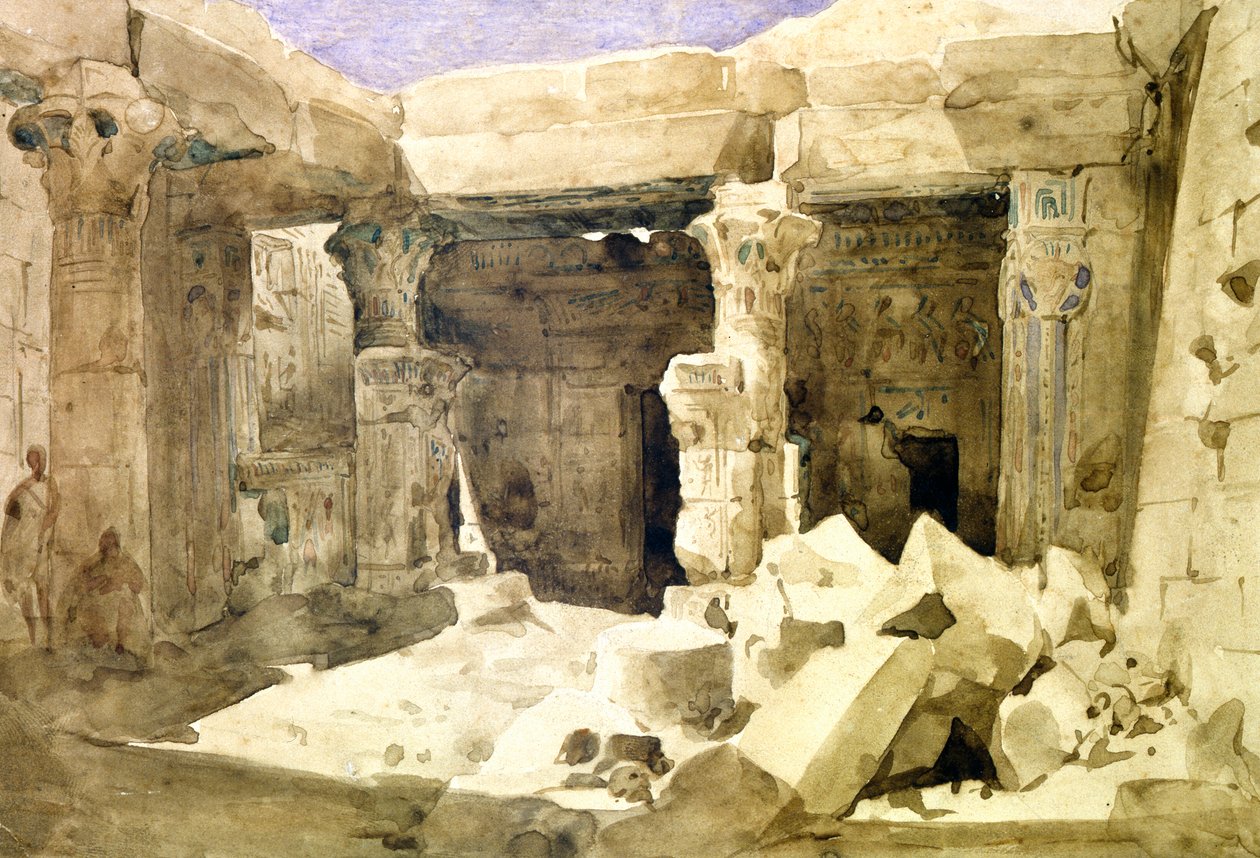 Las pirámides y la esfinge, Giza, Egipto de Jules Lemaitre
