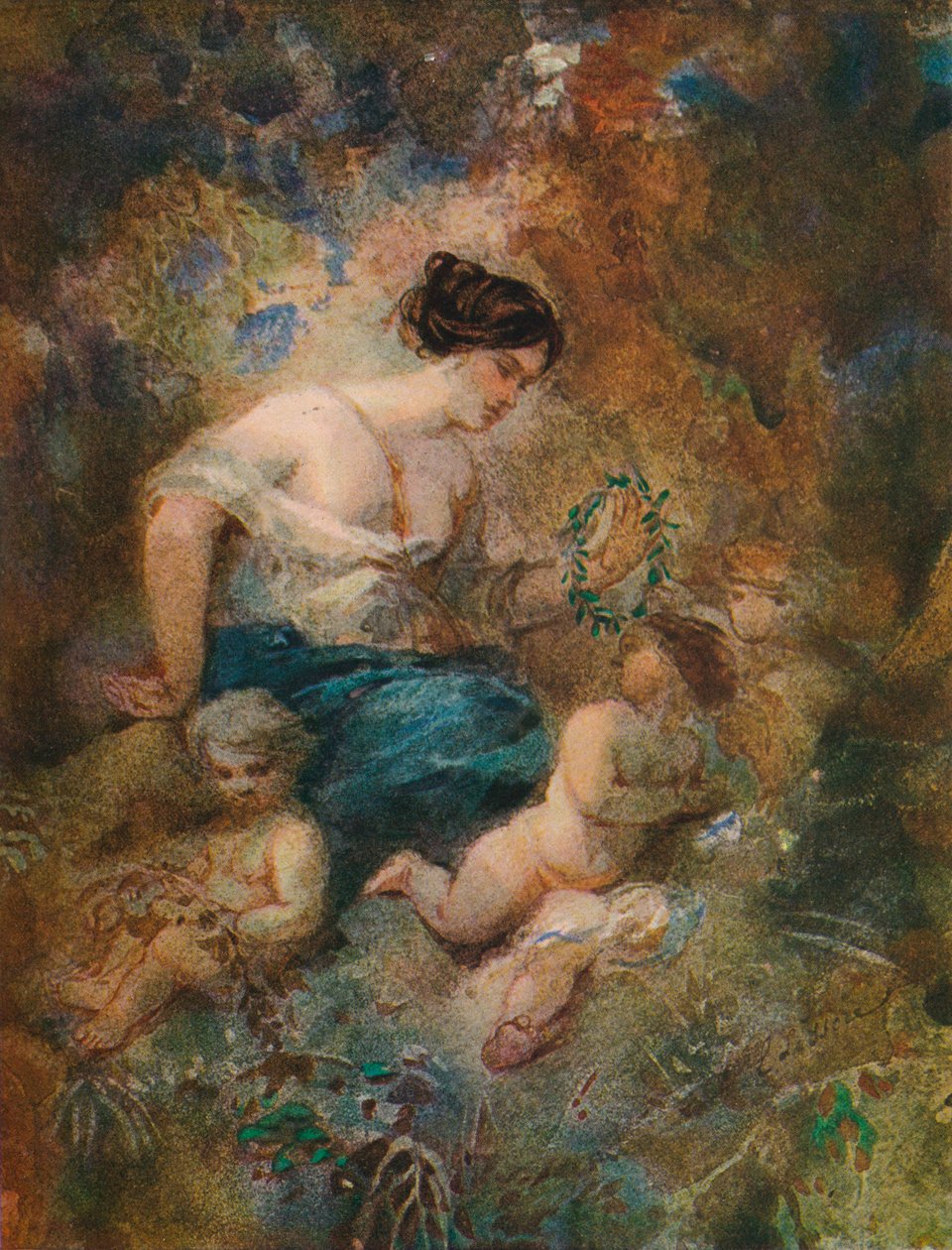Una alegoría, c1869-1892 de Jules Lessore