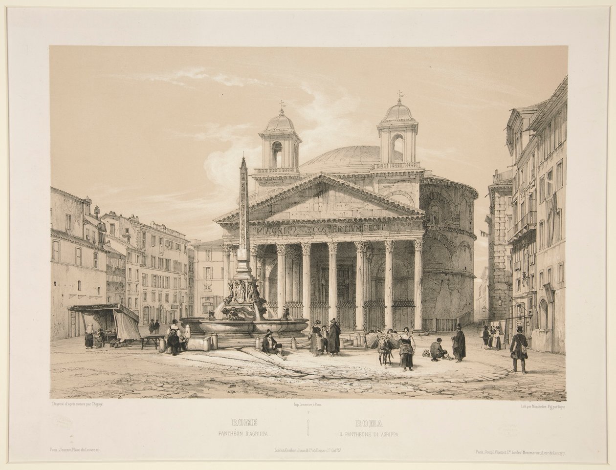 Roma, Panteón d de Jules Monthelier